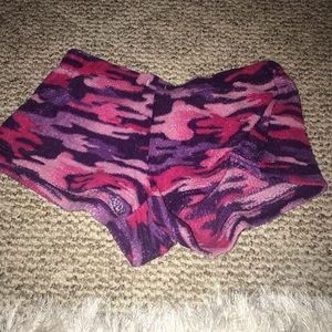 Pink camp pajama shorts